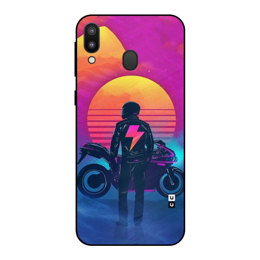 Electric Ride Metal Back Case for Galaxy M20