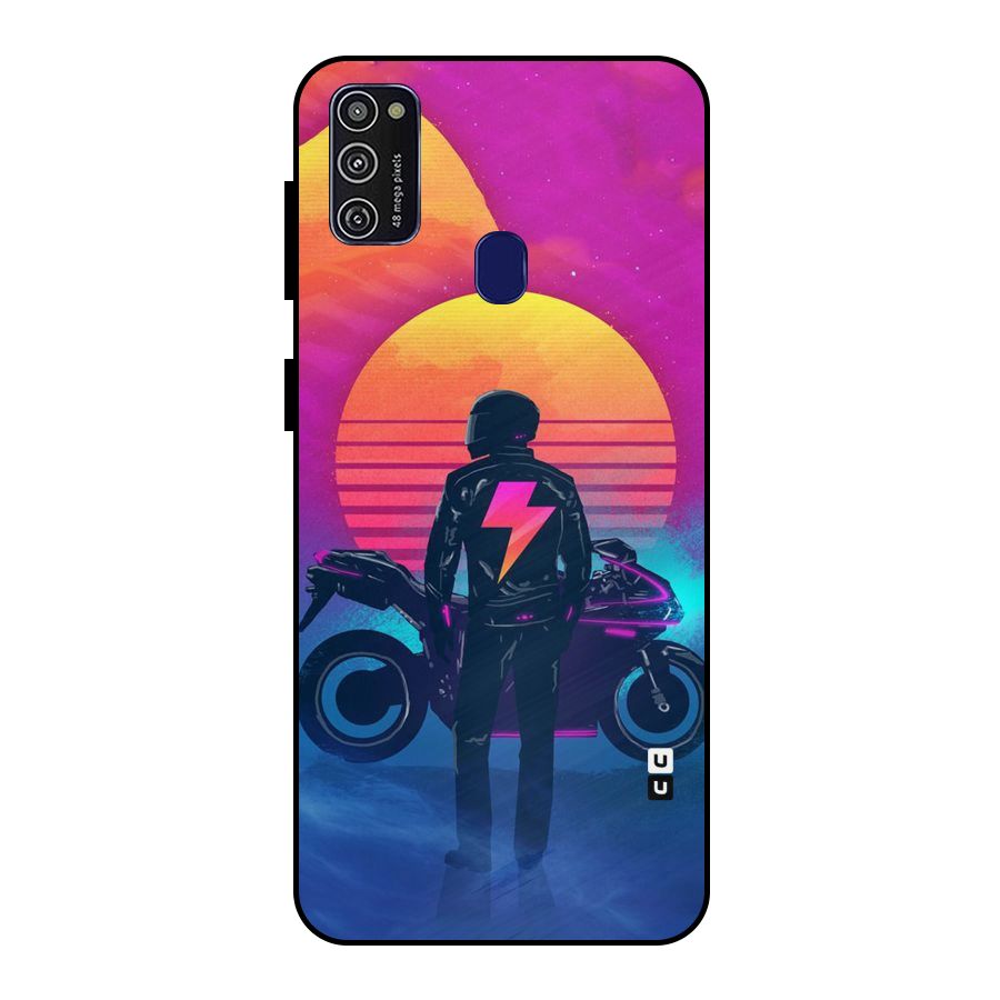 Electric Ride Metal Back Case for Galaxy M21