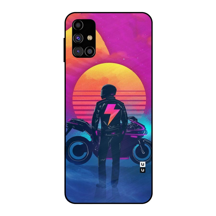 Electric Ride Metal Back Case for Galaxy M31s