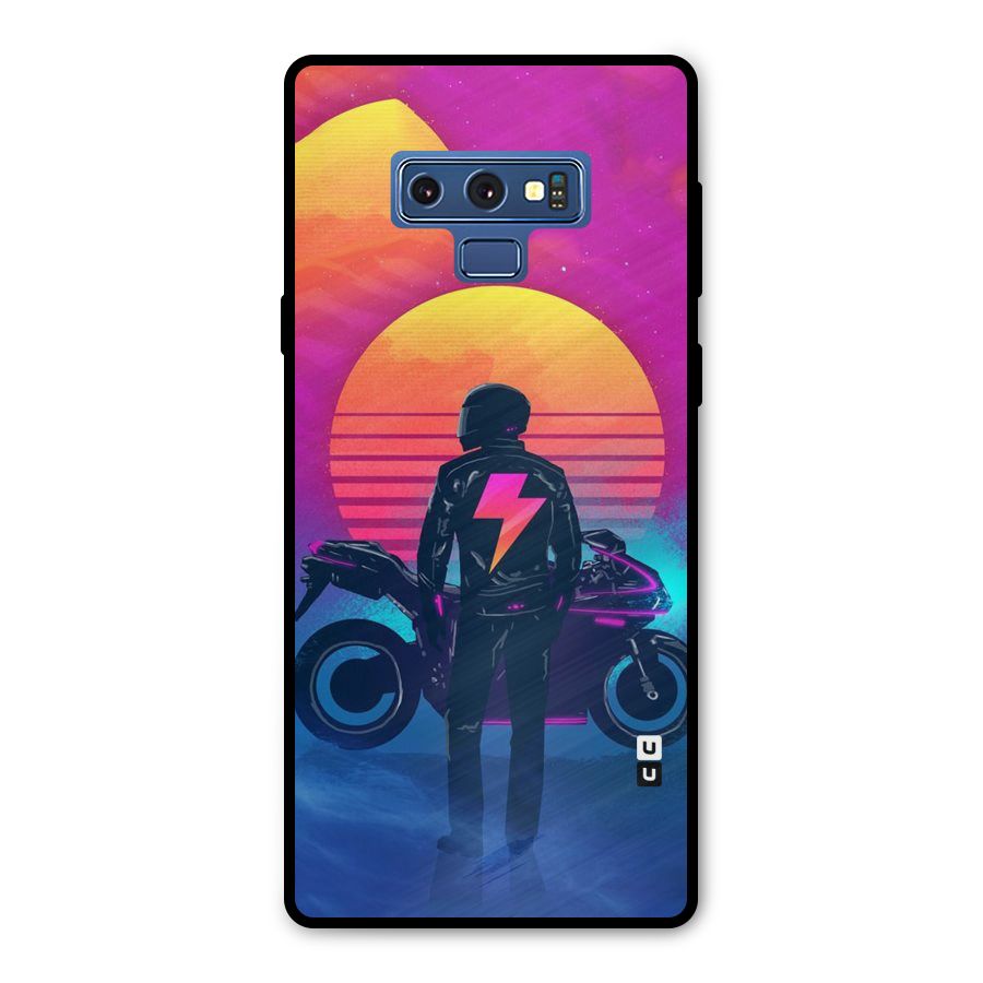 Electric Ride Metal Back Case for Galaxy Note 9