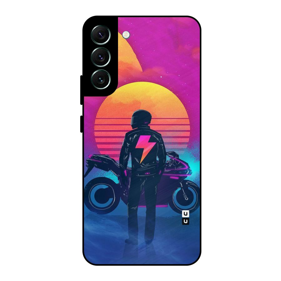 Electric Ride Metal Back Case for Galaxy S22 Plus 5G