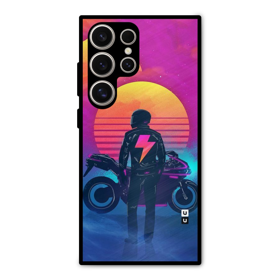 Electric Ride Metal Back Case for Galaxy S24 Ultra