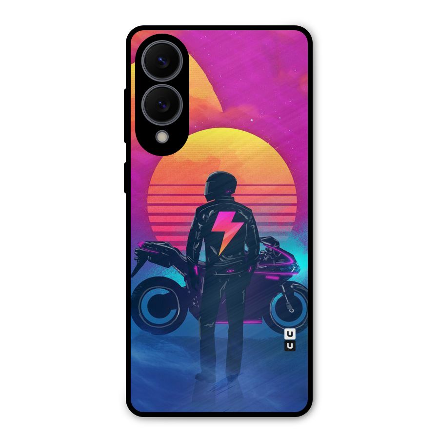 Electric Ride Metal Back Case for Galaxy S25 Edge