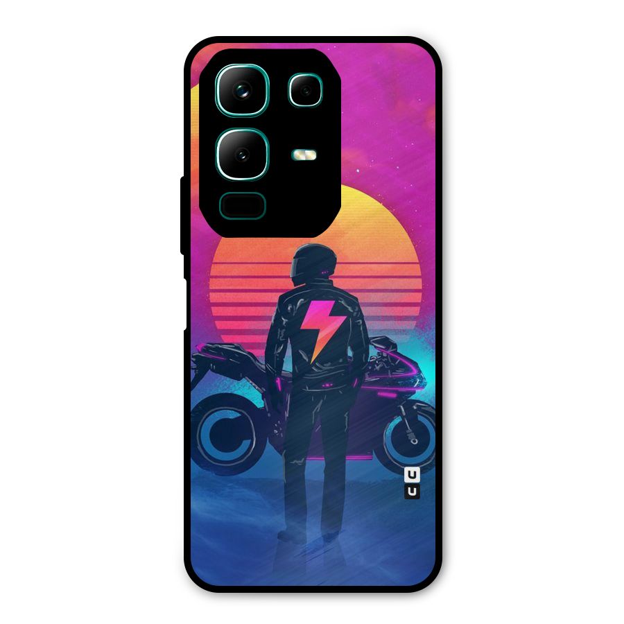 Electric Ride Metal Back Case for Infinix Note 50x