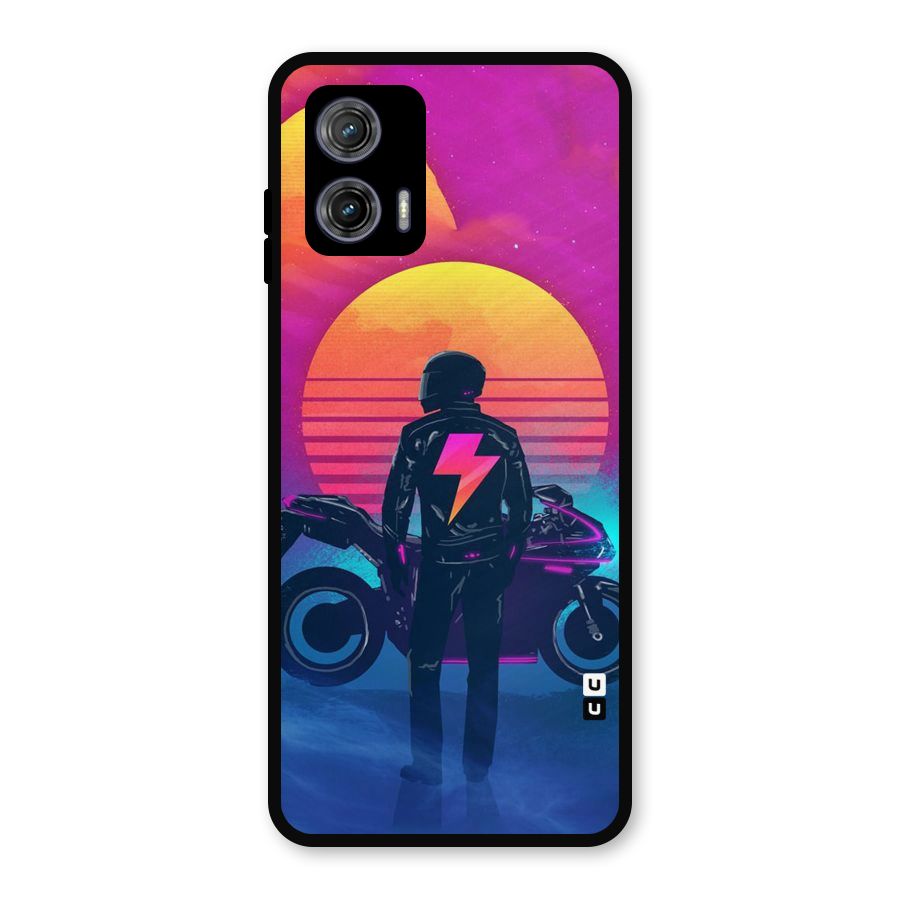 Electric Ride Metal Back Case for Moto G73