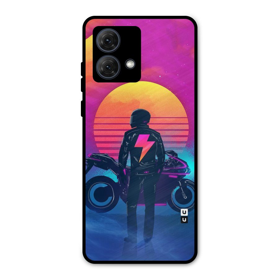 Electric Ride Metal Back Case for Moto G84