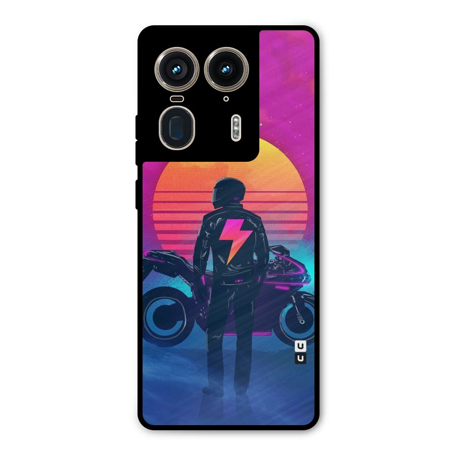 Electric Ride Metal Back Case for Motorola Edge 50 Ultra