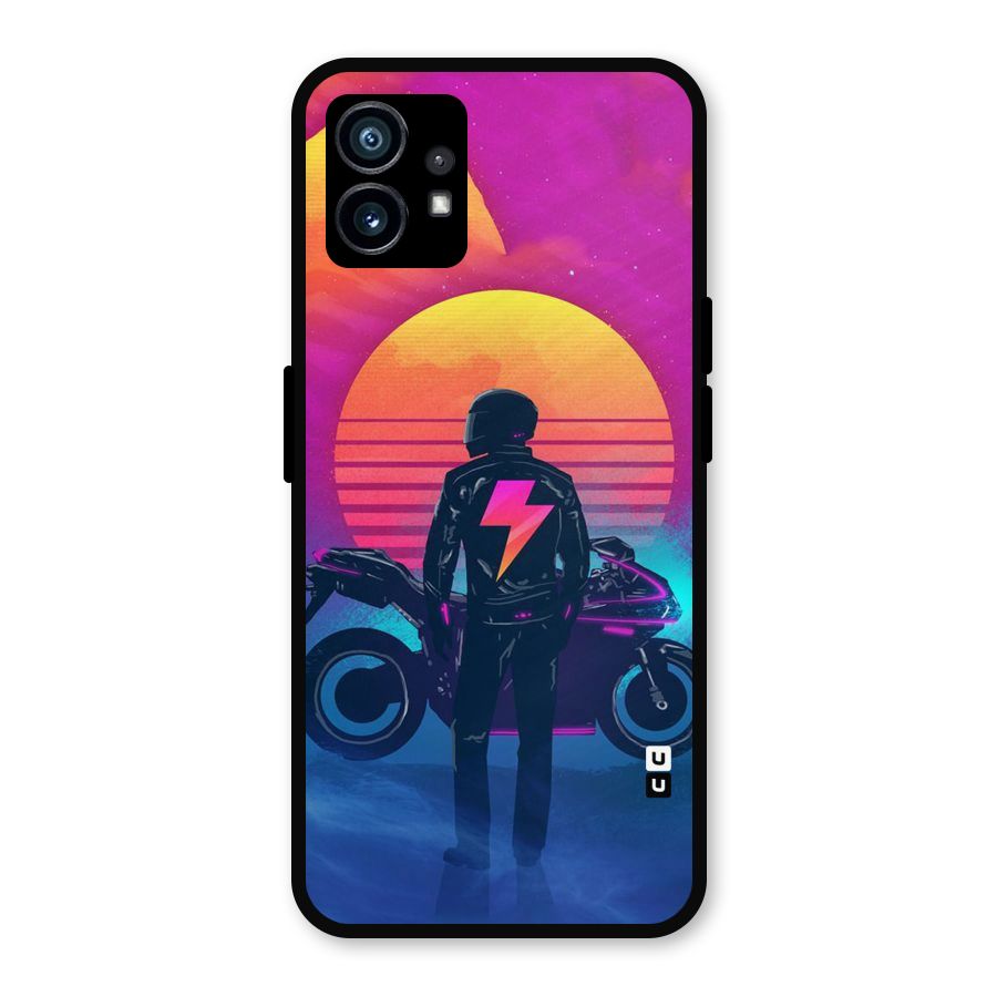 Electric Ride Metal Back Case for Nothing Phone 1