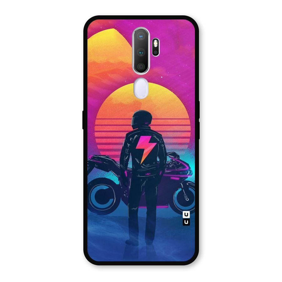 Electric Ride Metal Back Case for Oppo A5 (2020)