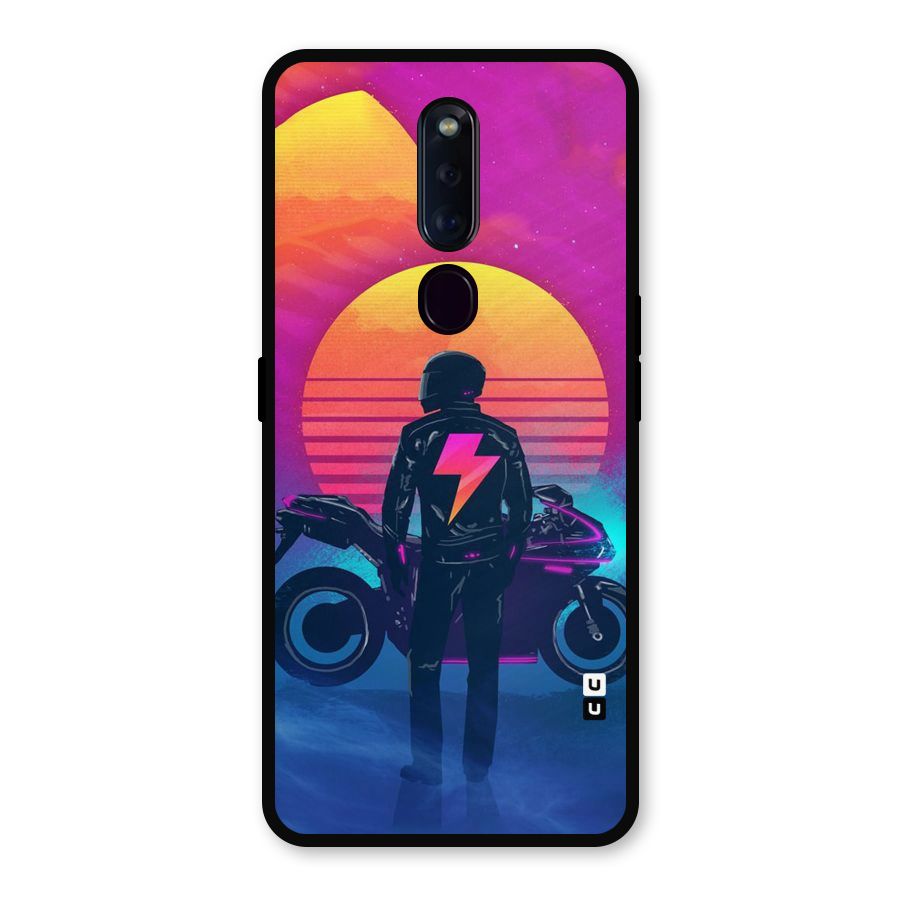 Electric Ride Metal Back Case for Oppo F11 Pro