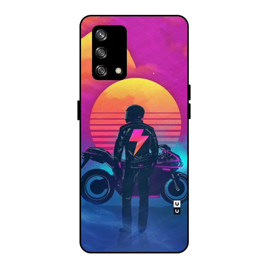 Electric Ride Metal Back Case for Oppo F19
