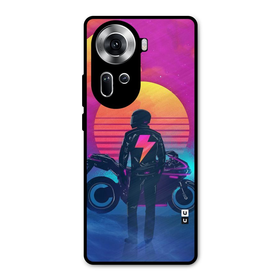 Electric Ride Metal Back Case for Oppo Reno11 5G
