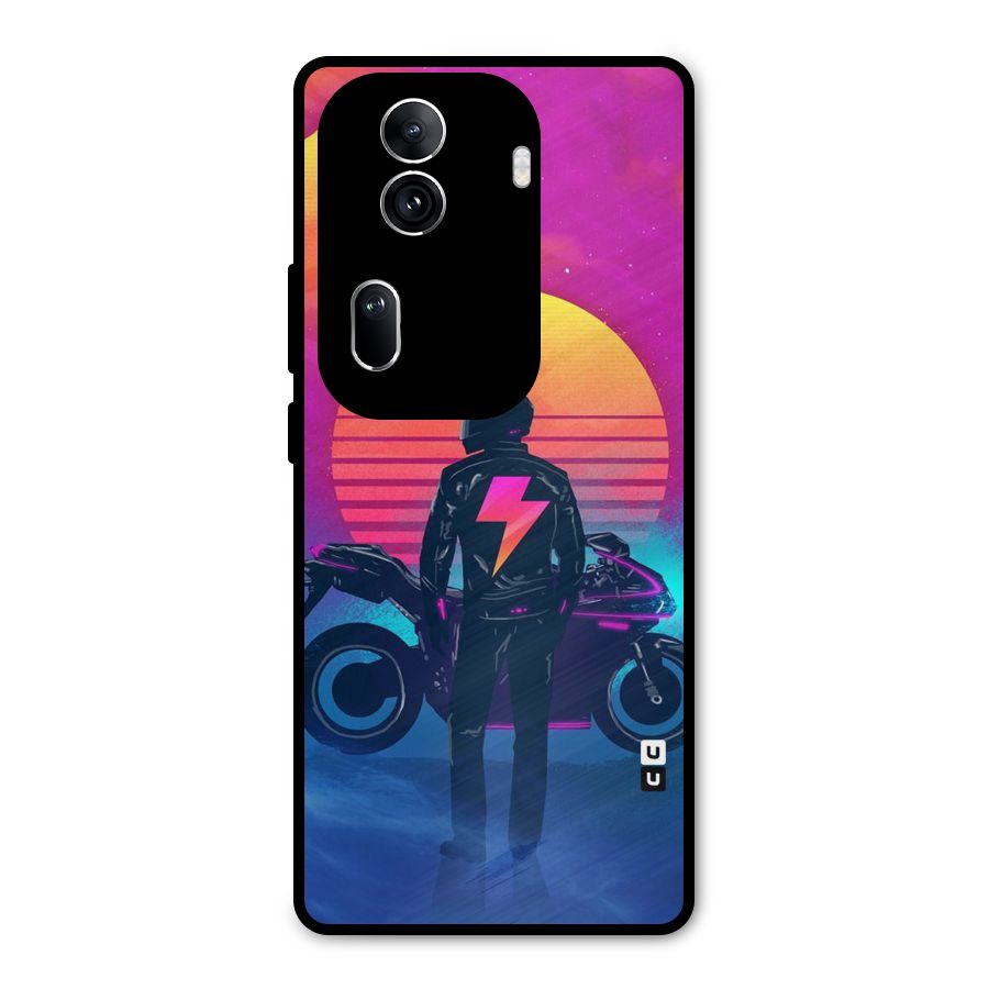 Electric Ride Metal Back Case for Oppo Reno11 Pro 5G