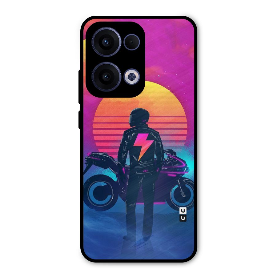Electric Ride Metal Back Case for Oppo Reno13