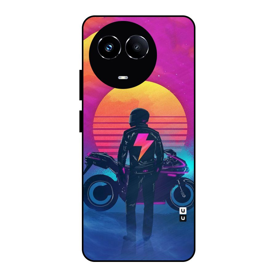Electric Ride Metal Back Case for Realme 11 5G