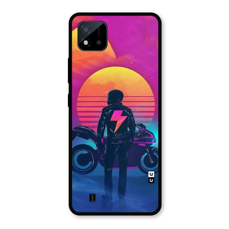 Electric Ride Metal Back Case for Realme C11 2021