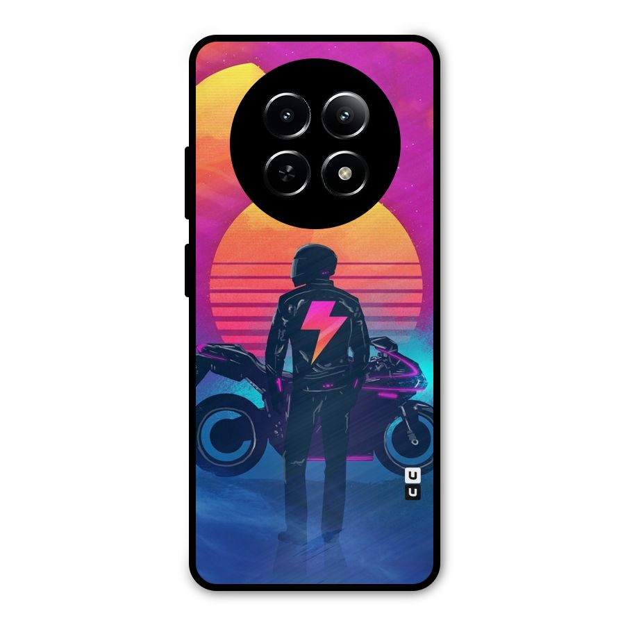Electric Ride Metal Back Case for Realme Narzo N65