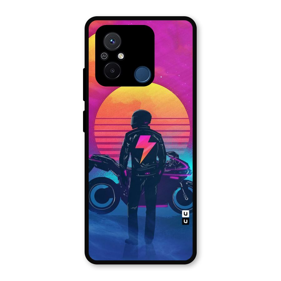 Electric Ride Metal Back Case for Redmi 12C