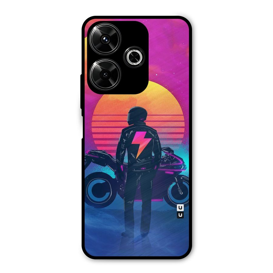 Electric Ride Metal Back Case for Redmi 13 5G