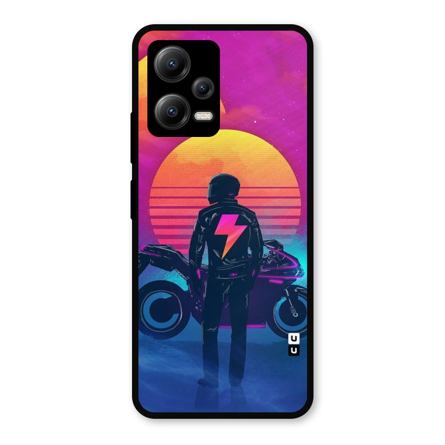 Electric Ride Metal Back Case for Redmi Note 12 5G