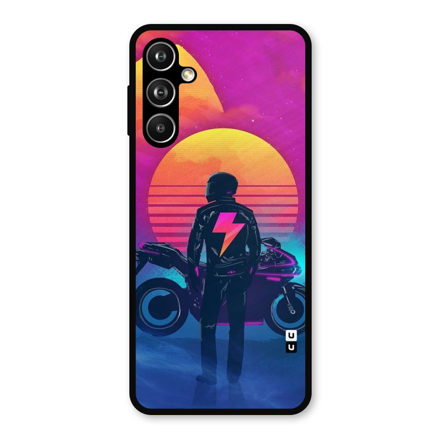 Electric Ride Metal Back Case for Samsung Galaxy M54