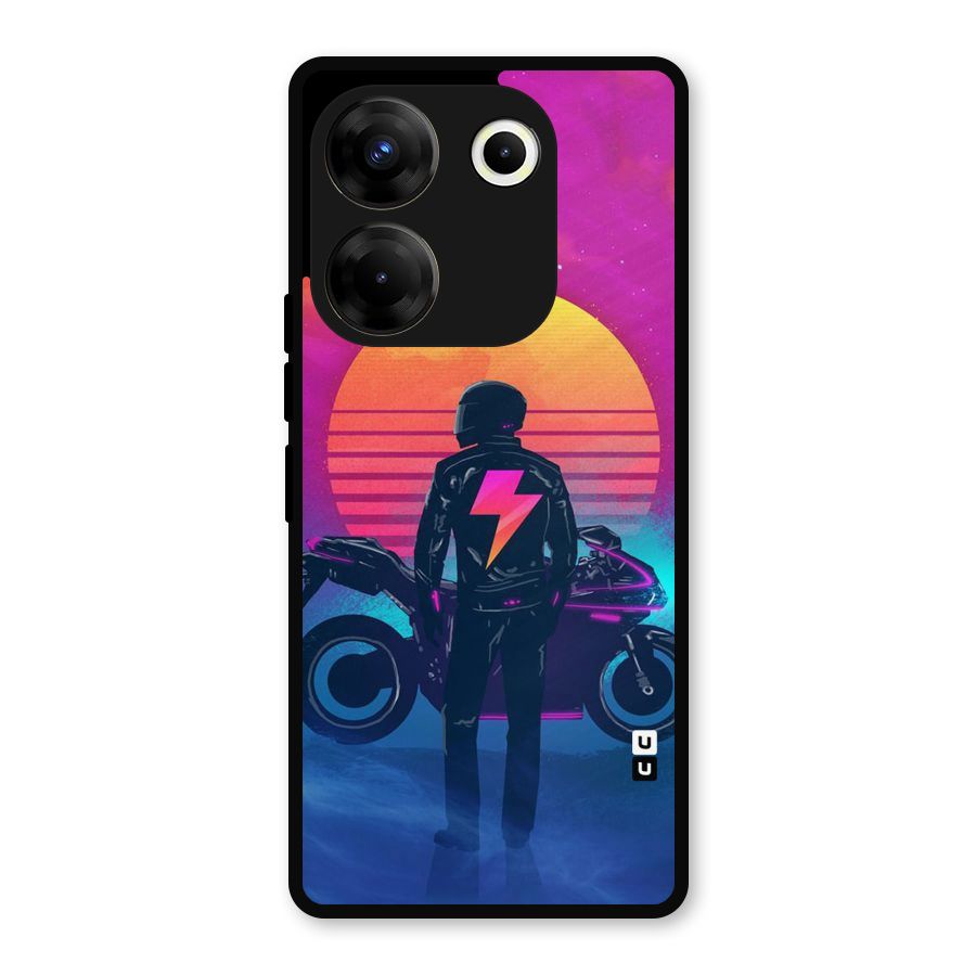 Electric Ride Metal Back Case for Tecno Camon 20