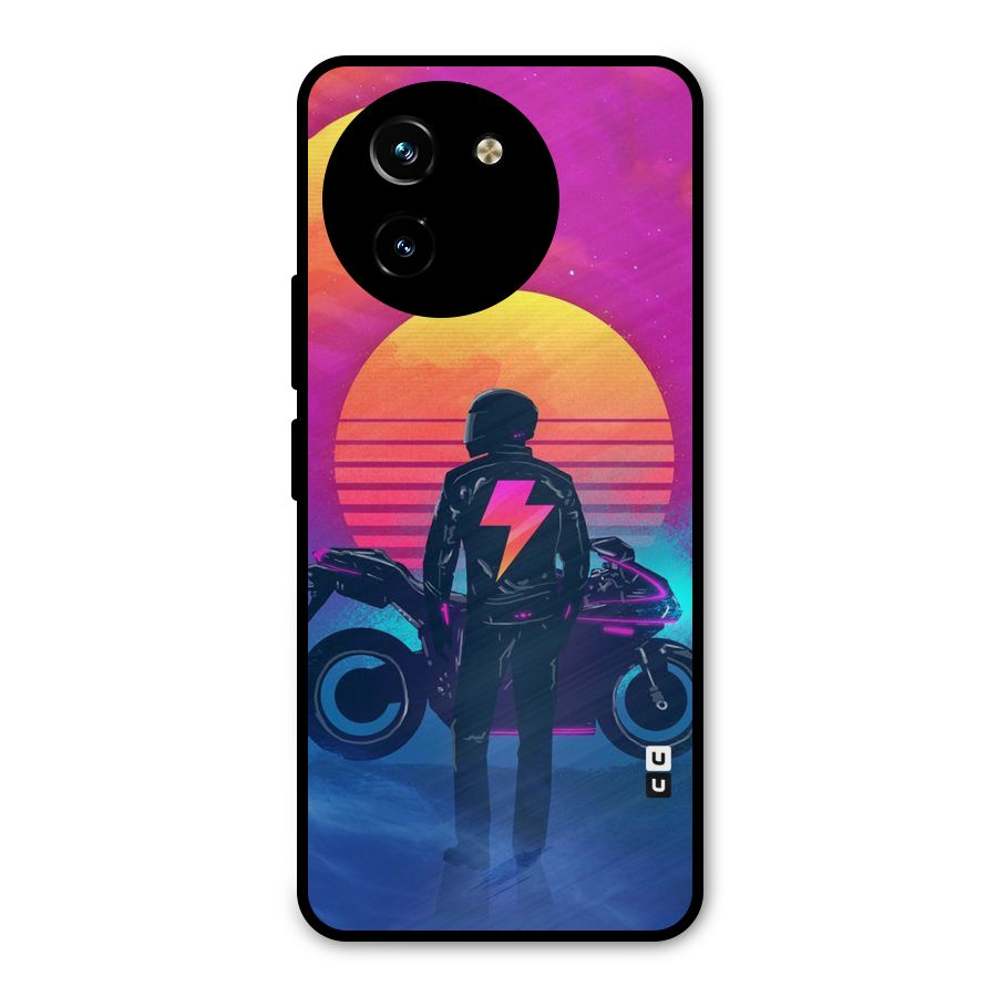 Electric Ride Metal Back Case for Vivo T3x