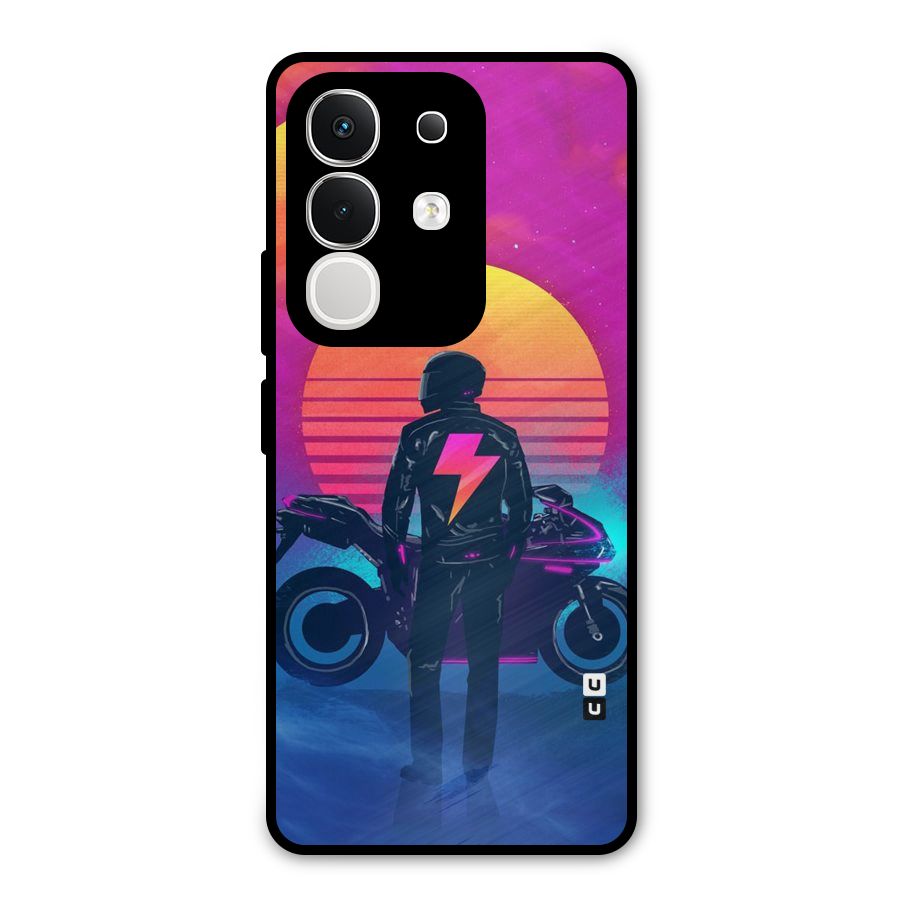 Electric Ride Metal Back Case for Vivo T4x