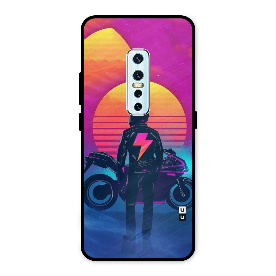 Electric Ride Metal Back Case for Vivo V17 Pro
