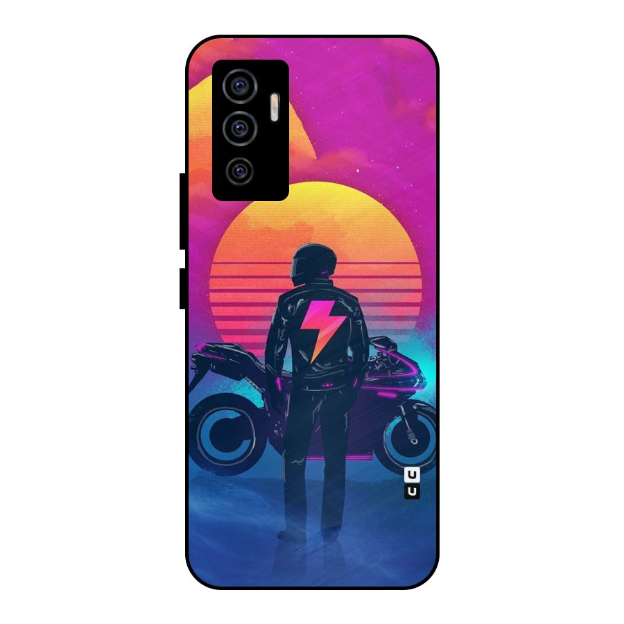 Electric Ride Metal Back Case for Vivo V23e
