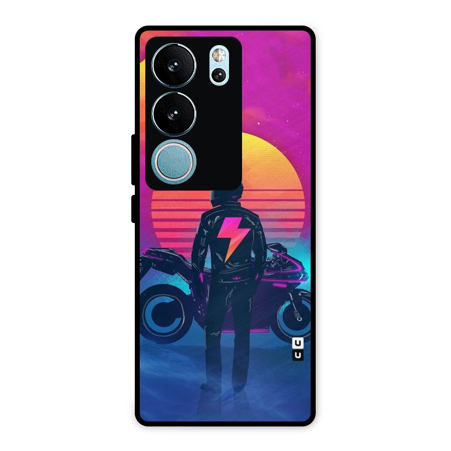 Electric Ride Metal Back Case for Vivo V29