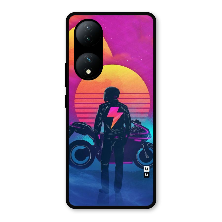 Electric Ride Metal Back Case for Vivo Y100a