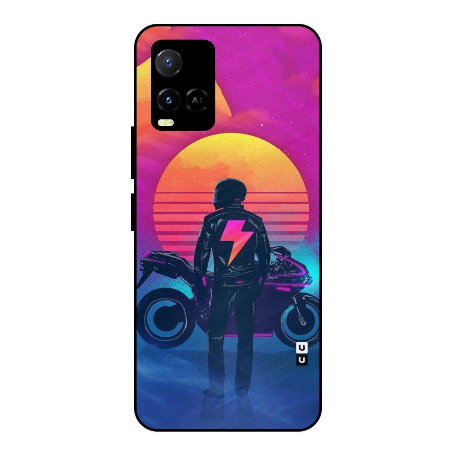 Electric Ride Metal Back Case for Vivo Y21