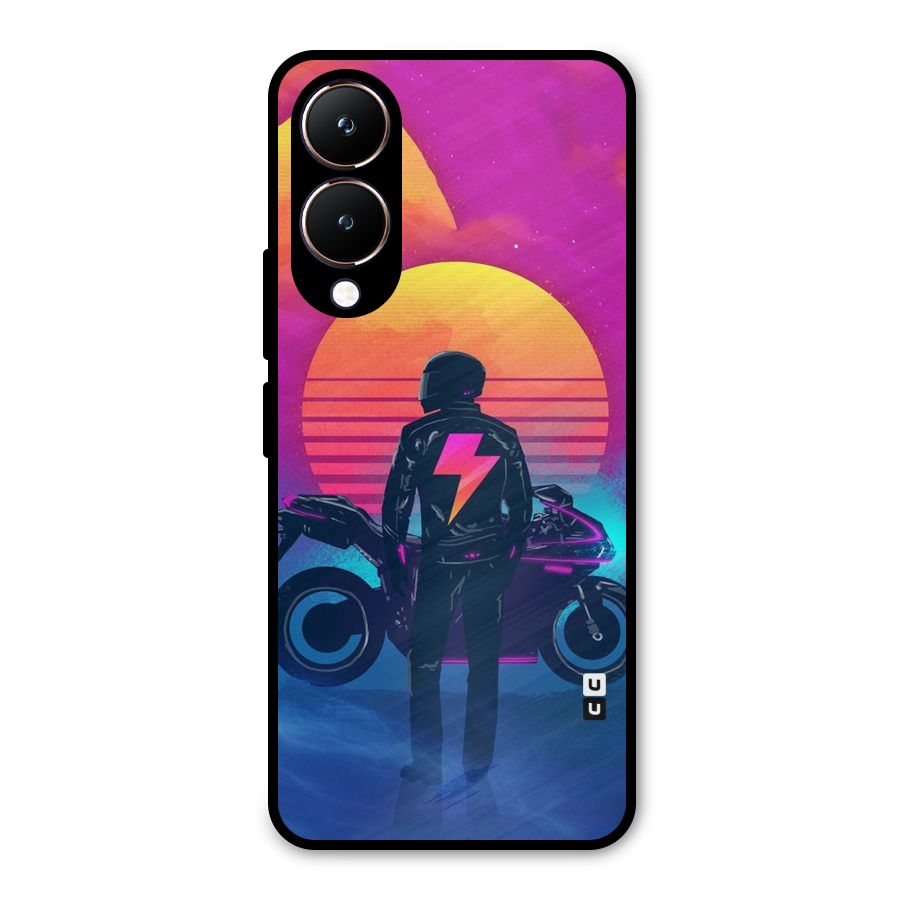 Electric Ride Metal Back Case for Vivo Y28