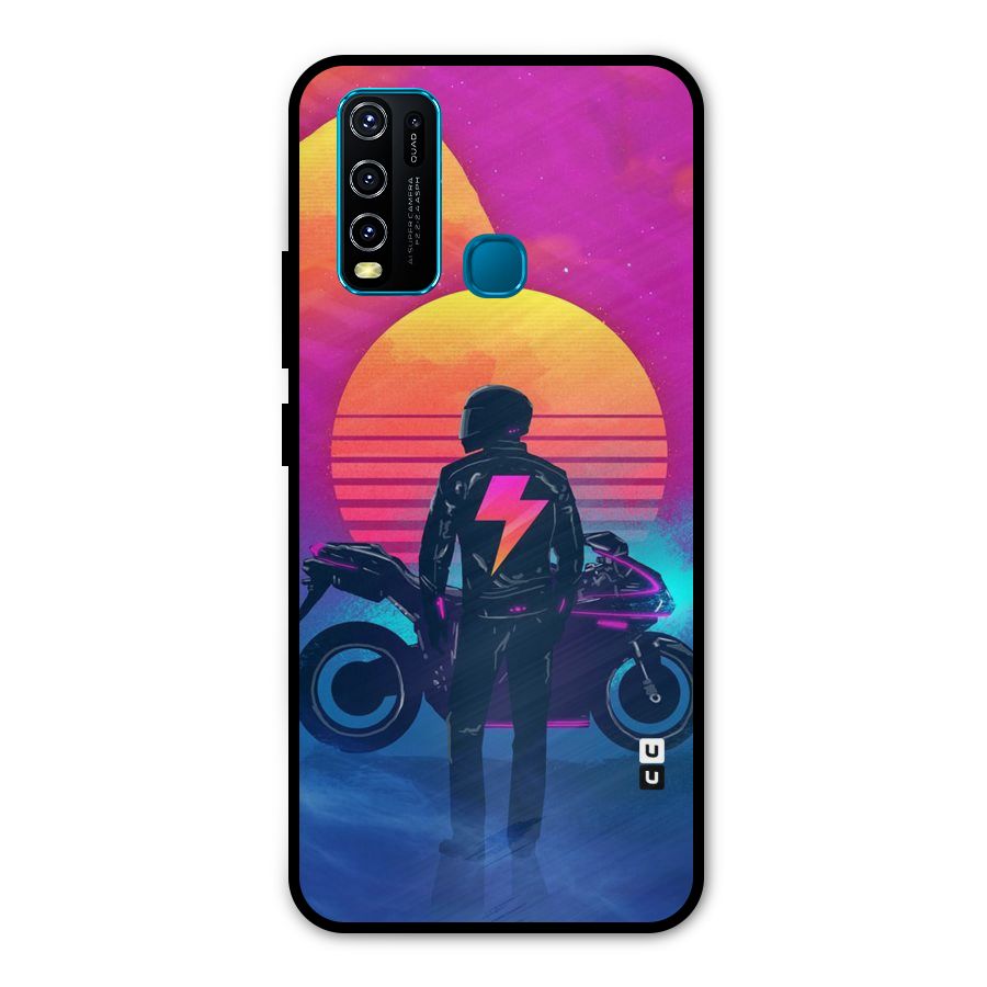 Electric Ride Metal Back Case for Vivo Y50