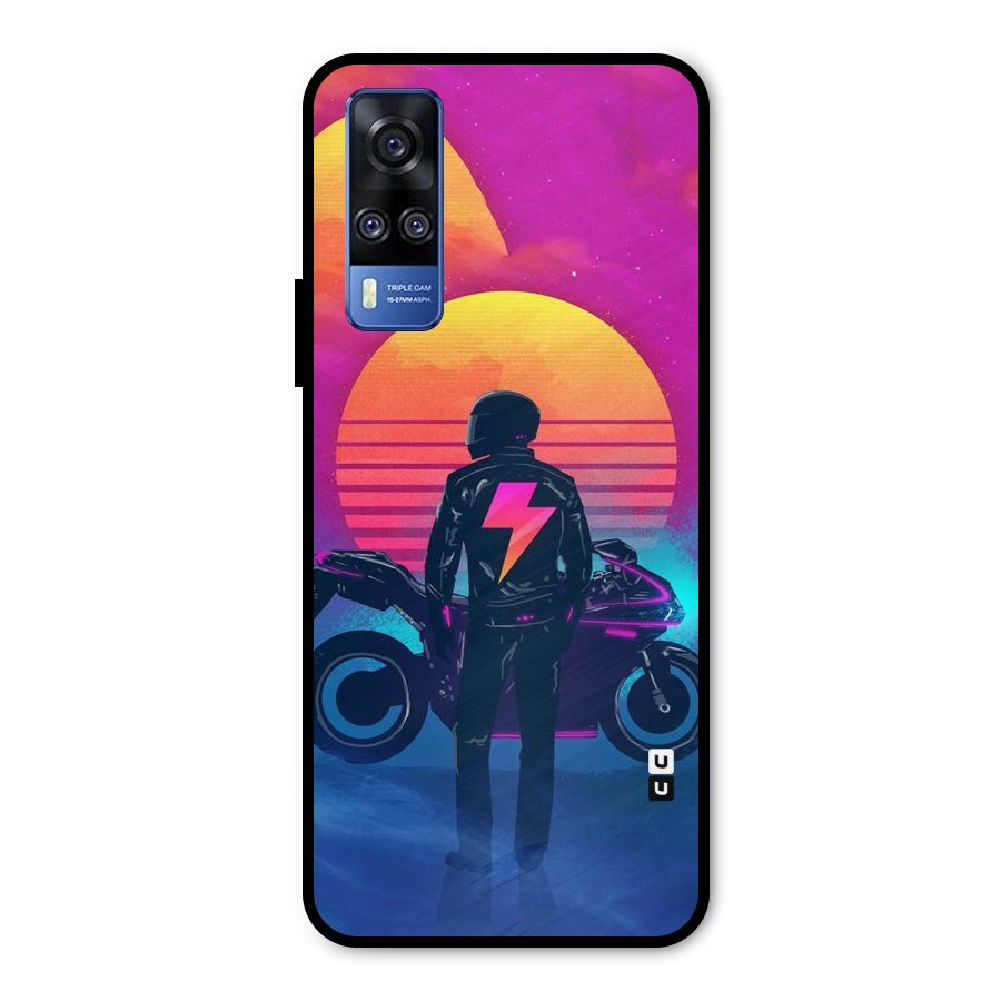 Electric Ride Metal Back Case for Vivo Y51A
