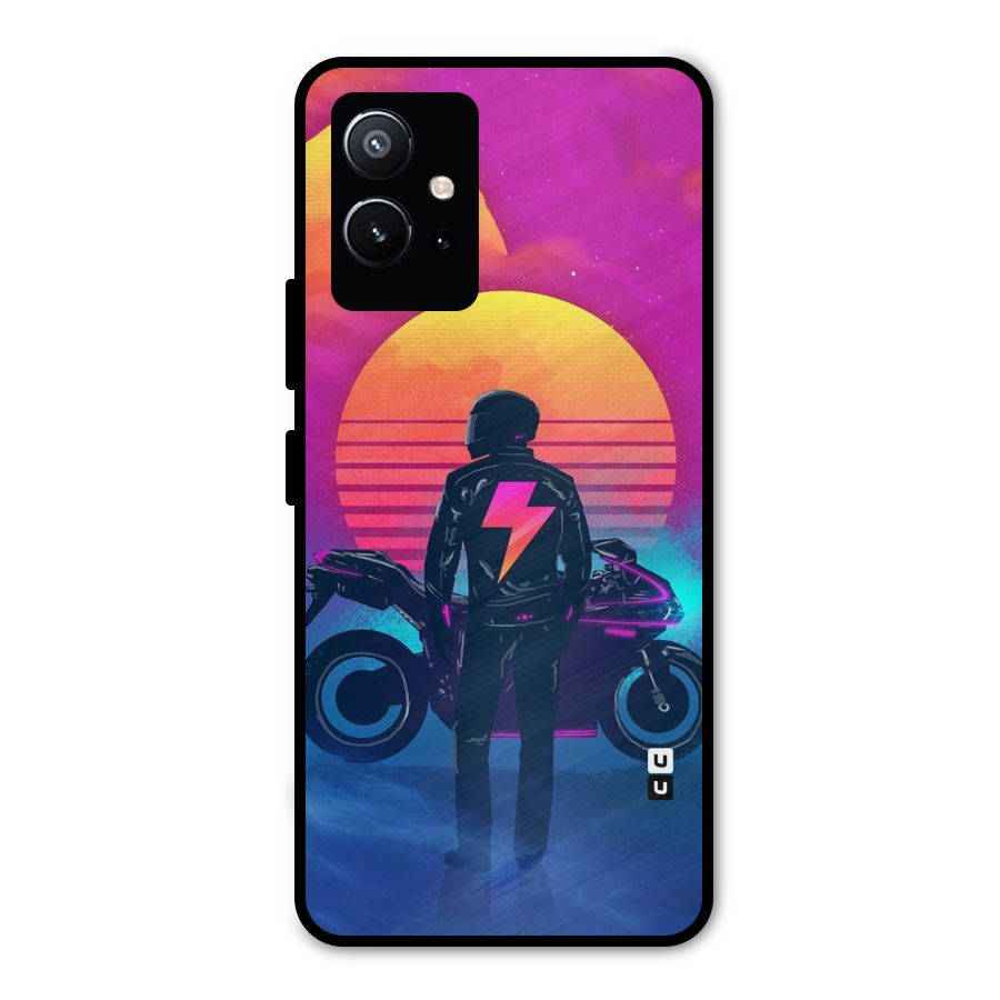 Electric Ride Metal Back Case for Vivo Y75 5G