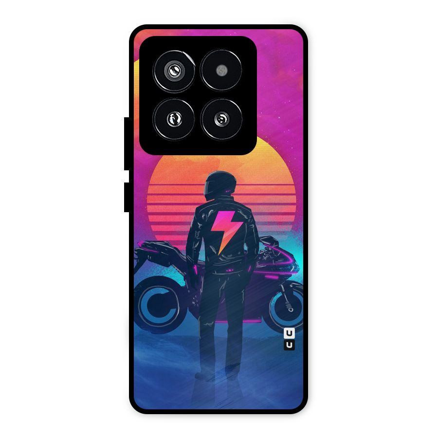 Electric Ride Metal Back Case for Xiaomi 14 Pro