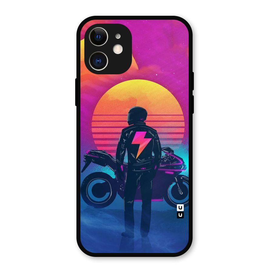 Electric Ride Metal Back Case for iPhone 12