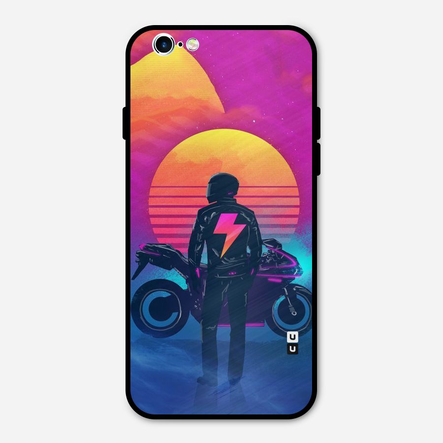 Electric Ride Metal Back Case for iPhone 6 6s