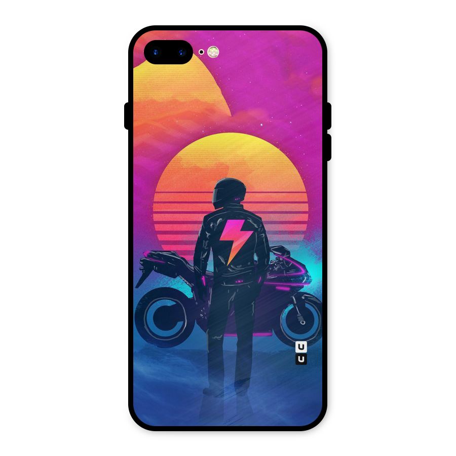 Electric Ride Metal Back Case for iPhone 7 Plus