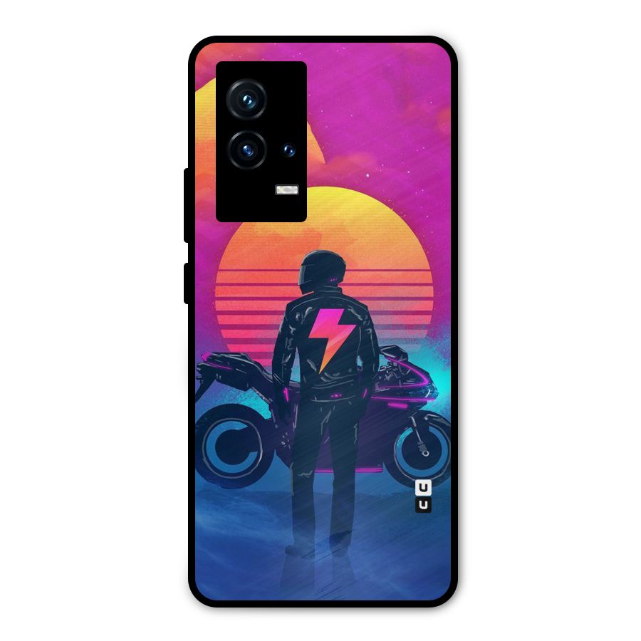 Electric Ride Metal Back Case for iQOO 9 5G