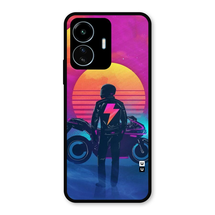Electric Ride Metal Back Case for vivo iQOO Z6 Lite 5G
