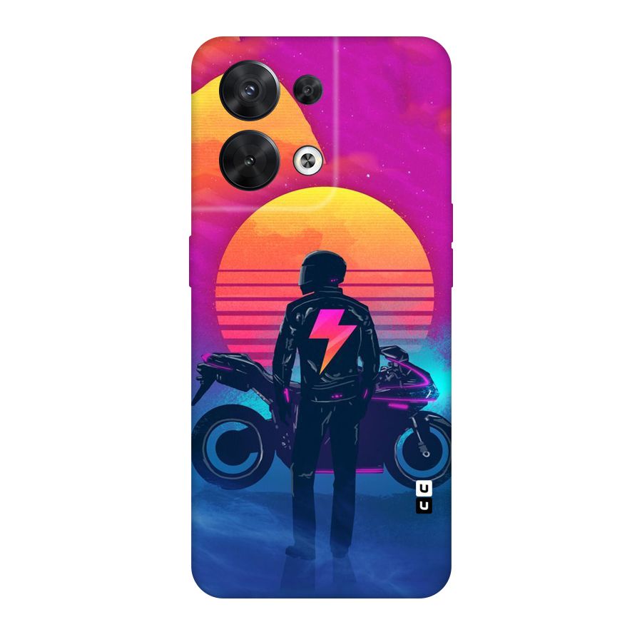 Electric Ride Original Polycarbonate Back Case for Oppo Reno8 5G