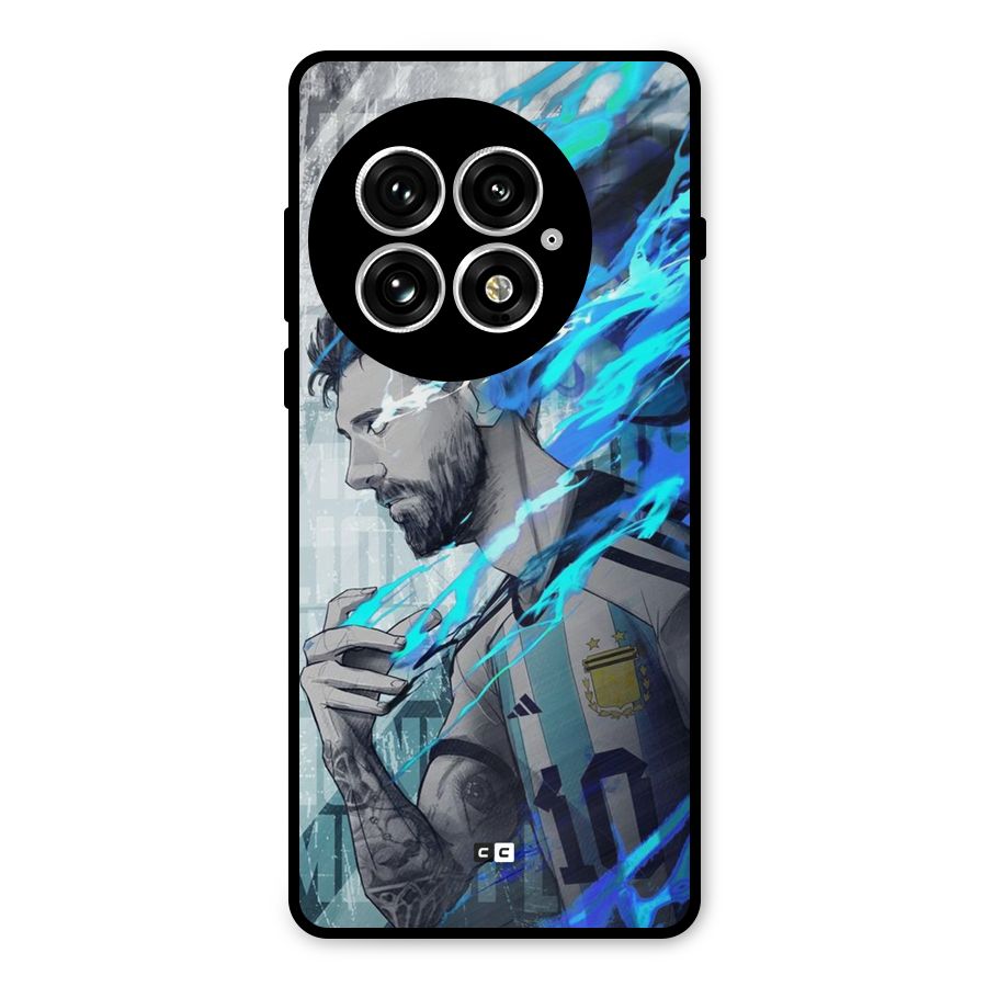 Electrifying Soccer Star Metal Back Case for OnePlus 13