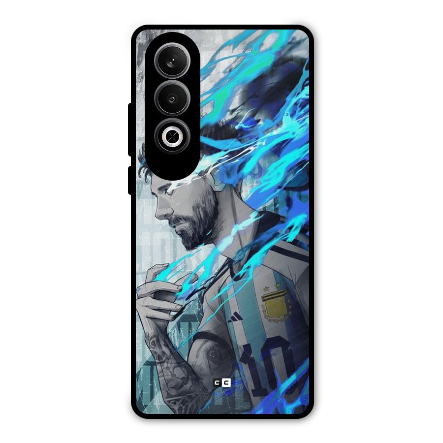 Electrifying Soccer Star Metal Back Case for OnePlus Nord CE4