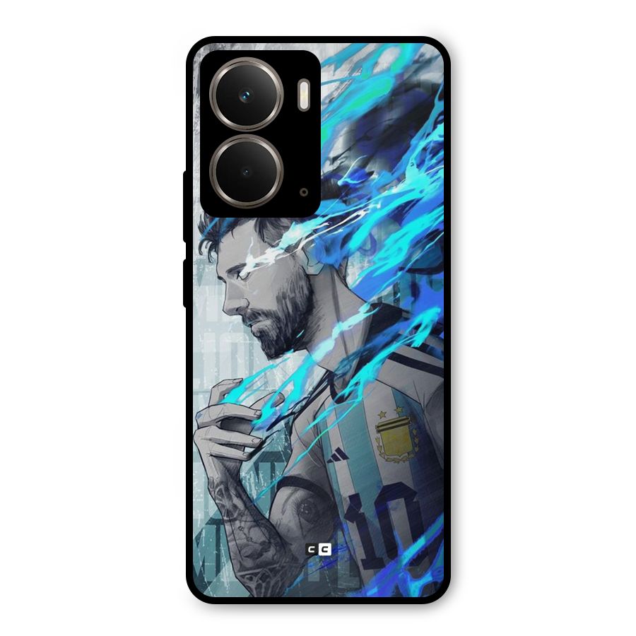 Electrifying Soccer Star Metal Back Case for Realme P3