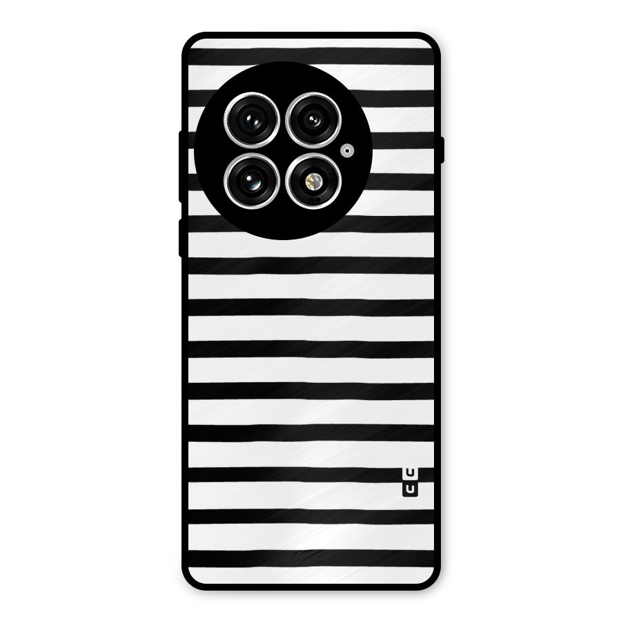 Elegant Basic Stripes Metal Back Case for OnePlus 13