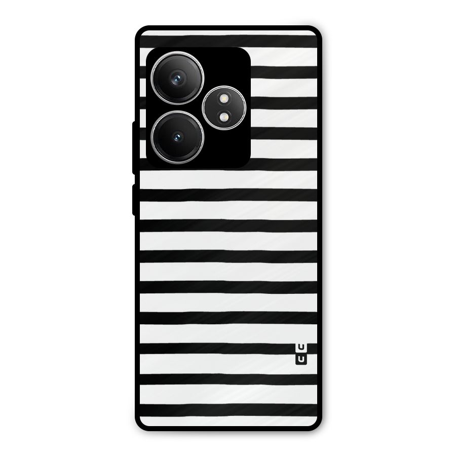 Elegant Basic Stripes Metal Back Case for Realme GT 6T