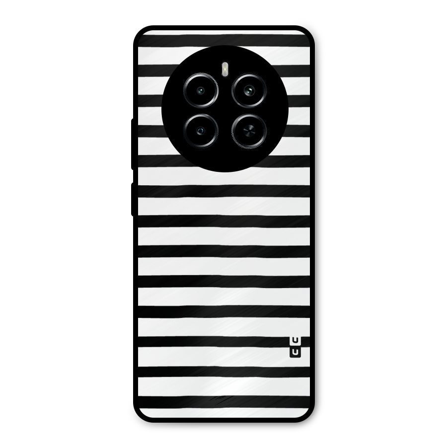 Elegant Basic Stripes Metal Back Case for Realme P1